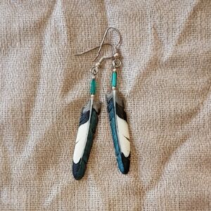 Elegant Feather Earrings